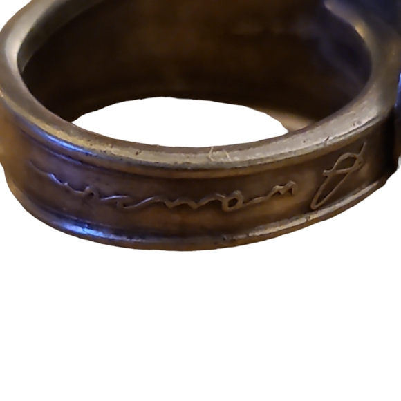 3/$30 Beautiful Gloria Swanson Vintage Spoon Ring Size 10 L4 - Picture 5 of 5